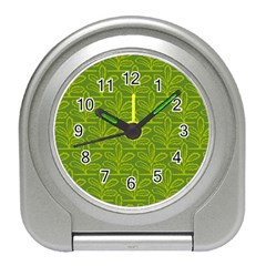 Oak Tree Nature Ongoing Pattern Travel Alarm Clock by Mariart