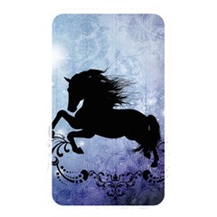 Wonderful Black Horse Silhouette On Vintage Background Memory Card Reader (rectangular) by FantasyWorld7