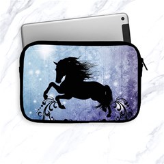 Wonderful Black Horse Silhouette On Vintage Background Apple Ipad Mini Zipper Cases by FantasyWorld7