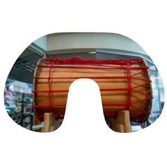 Taiko Drum Travel Neck Pillows by Riverwoman