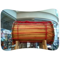 Taiko Drum Velour Seat Head Rest Cushion by Riverwoman