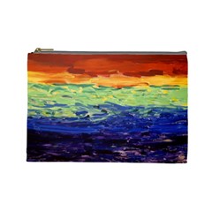 Days Of Future Past Cosmetic Bag (large) by arwwearableart