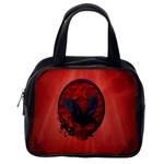 The Crow With Roses Classic Handbag (One Side) Front