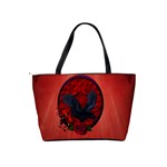 The Crow With Roses Classic Shoulder Handbag Back