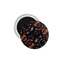 Fractal Vintage Grunge Print Design 1 75  Magnets