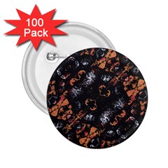 Fractal Vintage Grunge Print Design 2 25  Buttons (100 Pack)  by dflcprintsclothing