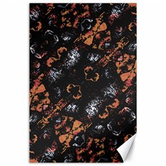 Fractal Vintage Grunge Print Design Canvas 24  X 36  by dflcprintsclothing