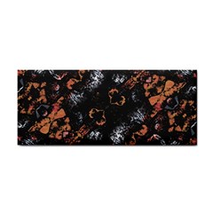 Fractal Vintage Grunge Print Design Hand Towel by dflcprintsclothing