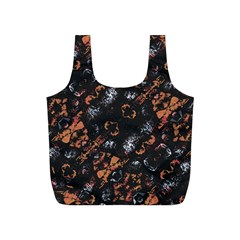 Fractal Vintage Grunge Print Design Full Print Recycle Bag (s) by dflcprintsclothing