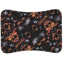 Fractal Vintage Grunge Print Design Velour Seat Head Rest Cushion by dflcprintsclothing