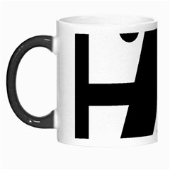 Black And White Geometric Design Morph Mugs