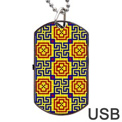 Ml 156 Dog Tag Usb Flash (two Sides) by ArtworkByPatrick