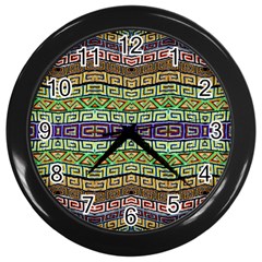 Ml 158 1 Wall Clock (black) by ArtworkByPatrick