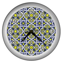 Ml 159 Wall Clock (silver) by ArtworkByPatrick