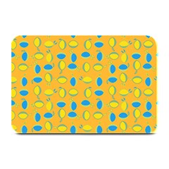 Lemons Ongoing Pattern Texture Plate Mats by Mariart