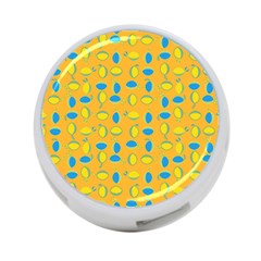 Lemons Ongoing Pattern Texture 4-port Usb Hub (one Side) by Mariart