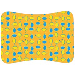 Lemons Ongoing Pattern Texture Velour Seat Head Rest Cushion by Mariart