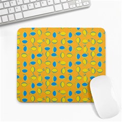 Lemons Ongoing Pattern Texture Large Mousepads by Mariart