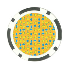 Lemons Ongoing Pattern Texture Poker Chip Card Guard by Mariart