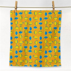 Lemons Ongoing Pattern Texture Face Towel