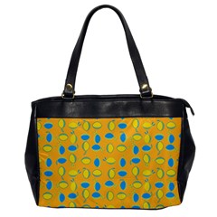 Lemons Ongoing Pattern Texture Oversize Office Handbag