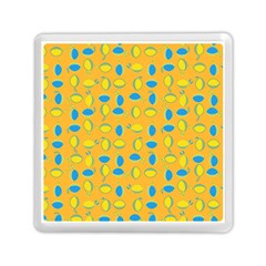 Lemons Ongoing Pattern Texture Memory Card Reader (square) by Mariart