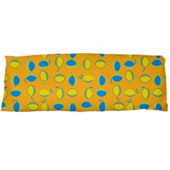 Lemons Ongoing Pattern Texture Body Pillow Case Dakimakura (two Sides) by Mariart