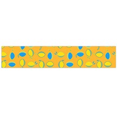 Lemons Ongoing Pattern Texture Large Flano Scarf  by Mariart