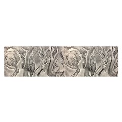 Max Franzblau s B&w Surrealistic Trees Satin Scarf (oblong) by SusanFranzblau