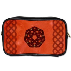 Elegant Decorative Celtic, Knot Toiletries Bag (two Sides) by FantasyWorld7