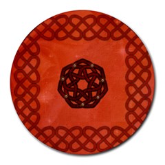 Elegant Decorative Celtic, Knot Round Mousepads by FantasyWorld7