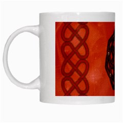 Elegant Decorative Celtic, Knot White Mugs by FantasyWorld7