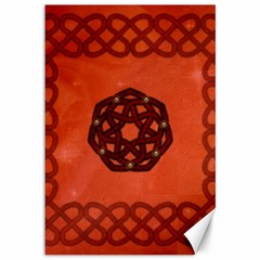 Elegant Decorative Celtic, Knot Canvas 12  X 18  by FantasyWorld7