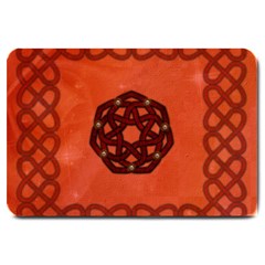 Elegant Decorative Celtic, Knot Large Doormat  by FantasyWorld7