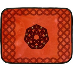 Elegant Decorative Celtic, Knot Fleece Blanket (mini) by FantasyWorld7