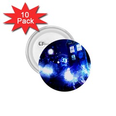 Tardis Background Space 1 75  Buttons (10 Pack) by Sudhe