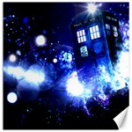 Tardis Background Space Canvas 12  x 12  11.4 x11.56  Canvas - 1