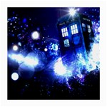 Tardis Background Space Medium Glasses Cloth (2-Side) Front