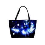 Tardis Background Space Classic Shoulder Handbag Back