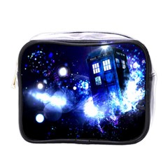 Tardis Background Space Mini Toiletries Bag (one Side) by Sudhe