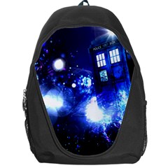 Tardis Background Space Backpack Bag