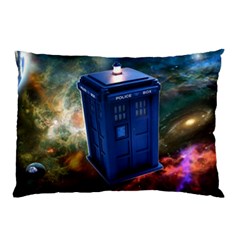 The Police Box Tardis Time Travel Device Used Doctor Who Pillow Case by Sudhe