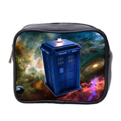 The Police Box Tardis Time Travel Device Used Doctor Who Mini Toiletries Bag (two Sides) by Sudhe