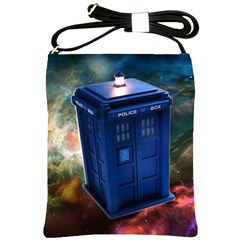 The Police Box Tardis Time Travel Device Used Doctor Who Shoulder Sling Bag by Sudhe