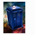 The Police Box Tardis Time Travel Device Used Doctor Who Small Garden Flag (Two Sides) Front