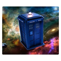 The Police Box Tardis Time Travel Device Used Doctor Who Double Sided Flano Blanket (small)  by Sudhe