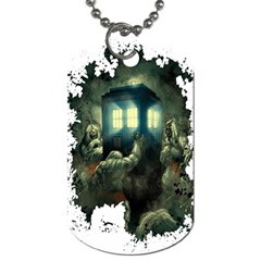 Time Machine Doctor Who Dog Tag (one Side) by Sudhe