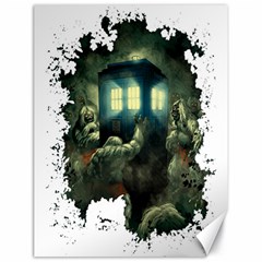 Time Machine Doctor Who Canvas 18  X 24  by Sudhe