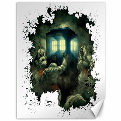 Time Machine Doctor Who Canvas 36  X 48  by Sudhe