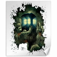 Time Machine Doctor Who Canvas 11  X 14  by Sudhe